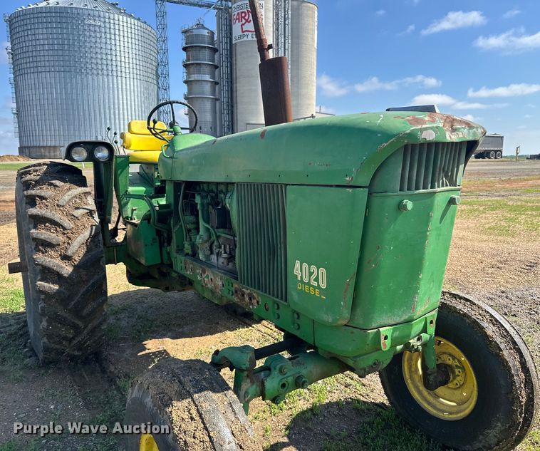 image for item DP8365 1971 John Deere 4020 tractor