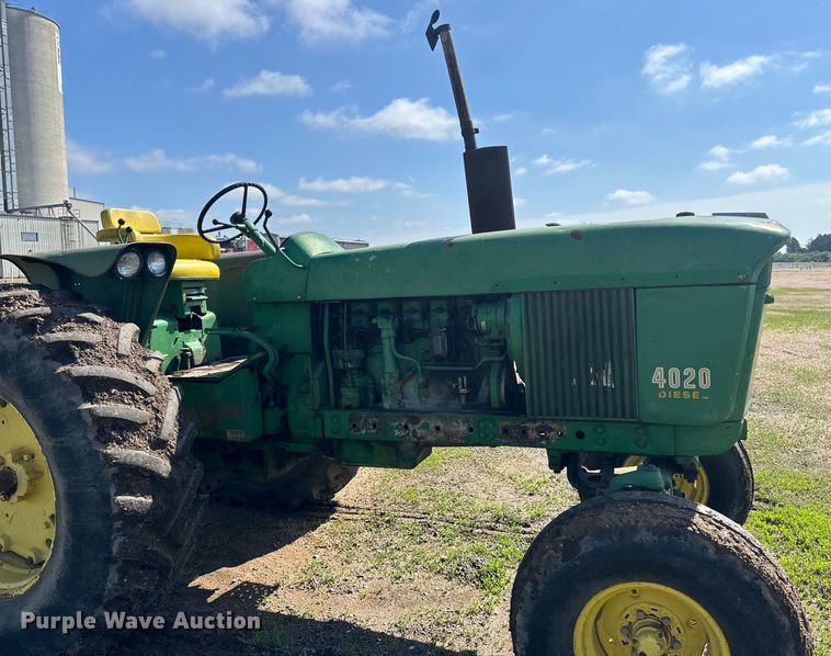 image for item DP8365 1971 John Deere 4020 tractor