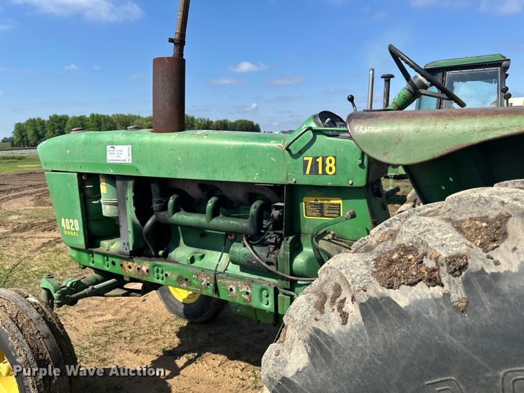 image for item DP8365 1971 John Deere 4020 tractor