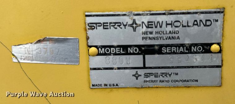 image for item DP8387 New Holland  880W pickup head