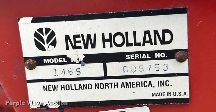 image for item DP8388 New Holland  1465 swather / windrower