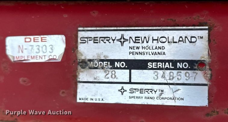 image for item DP8389 New Holland  28 silage blower