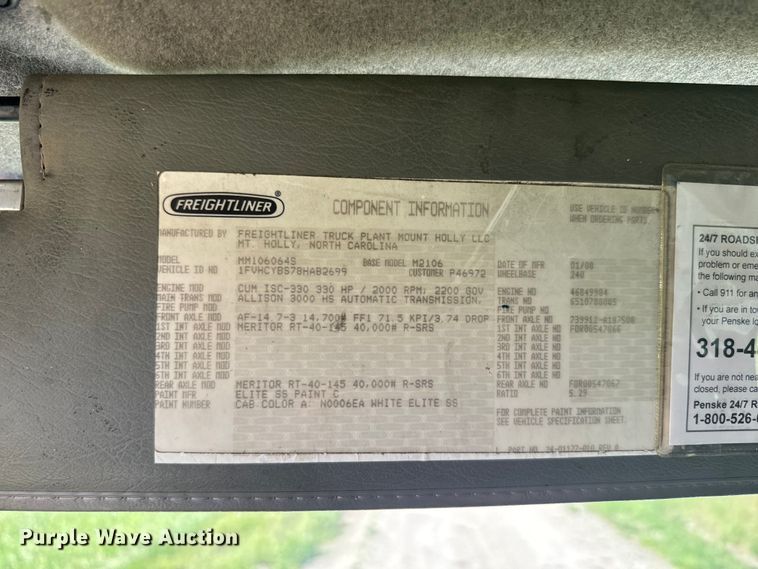 image for item DQ6775 2008 Freightliner Business Class M2  grain truck