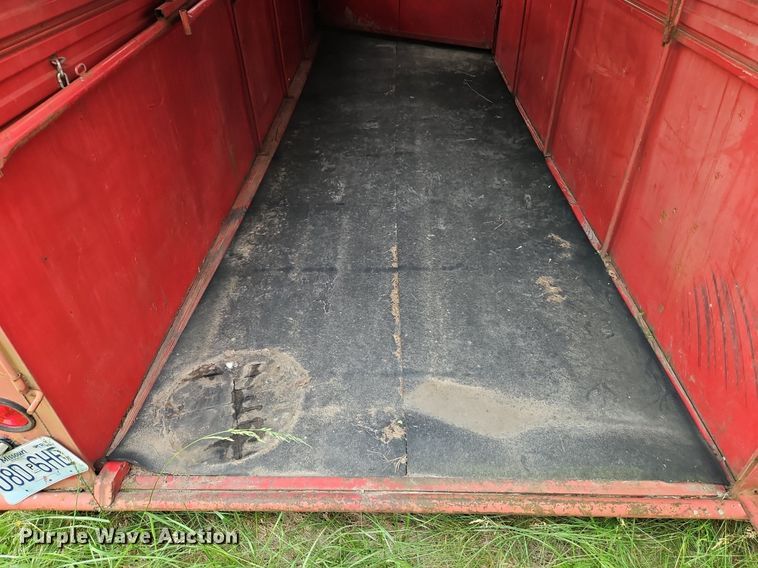 image for item DR8626 2002 Bonanza Trailers G-LT livestock trailer