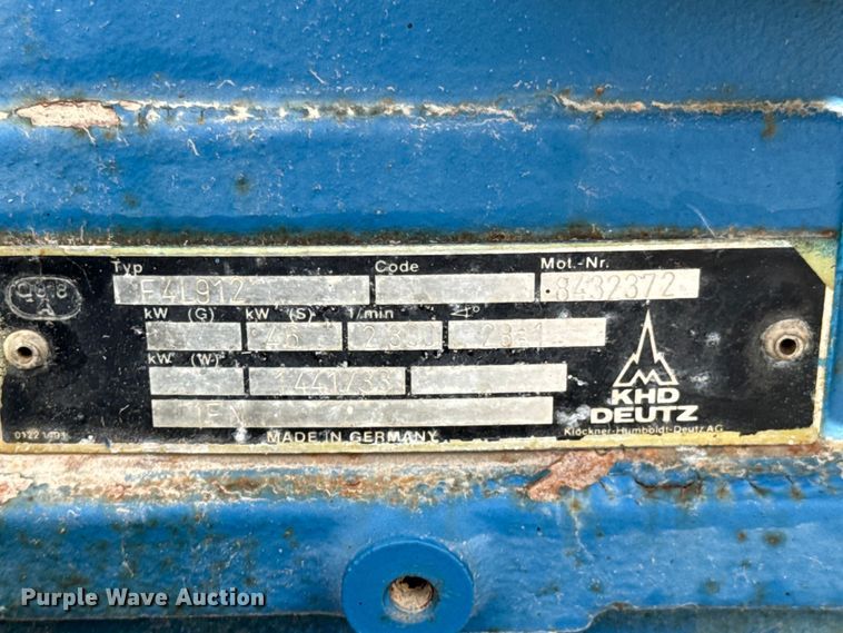 image for item DX0546 Deutz  Air Diesel 1100 sandblaster