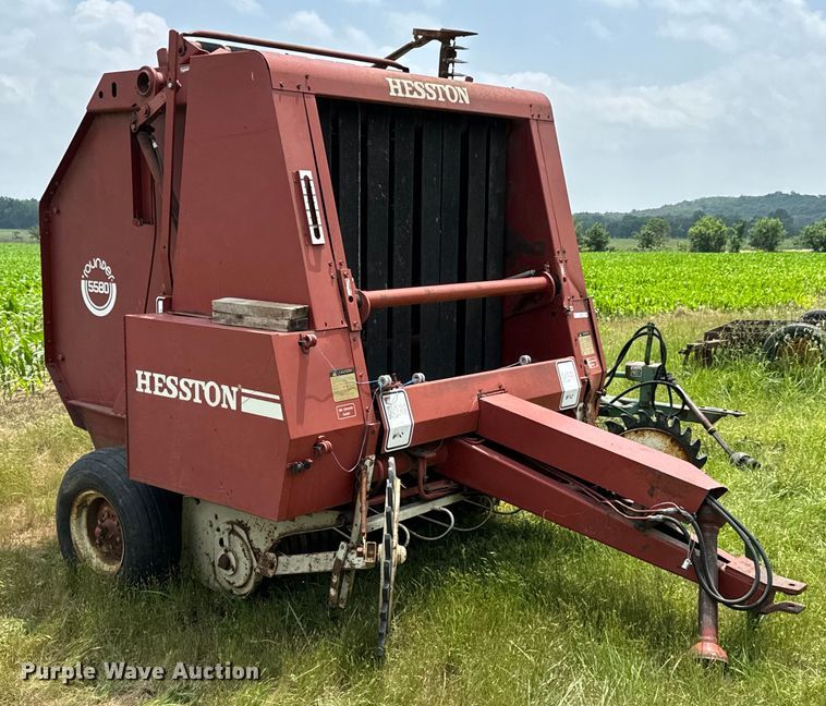 image for item DX0596 Hesston 5580 round baler