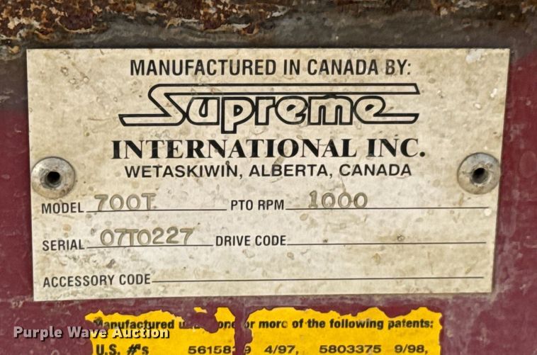 image for item DX0607 Supreme 700T feed grinder/mixer