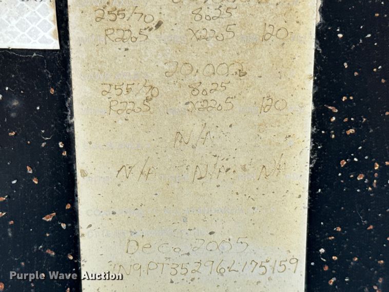 image for item DX0615 2006 Neville Built equipment trailer