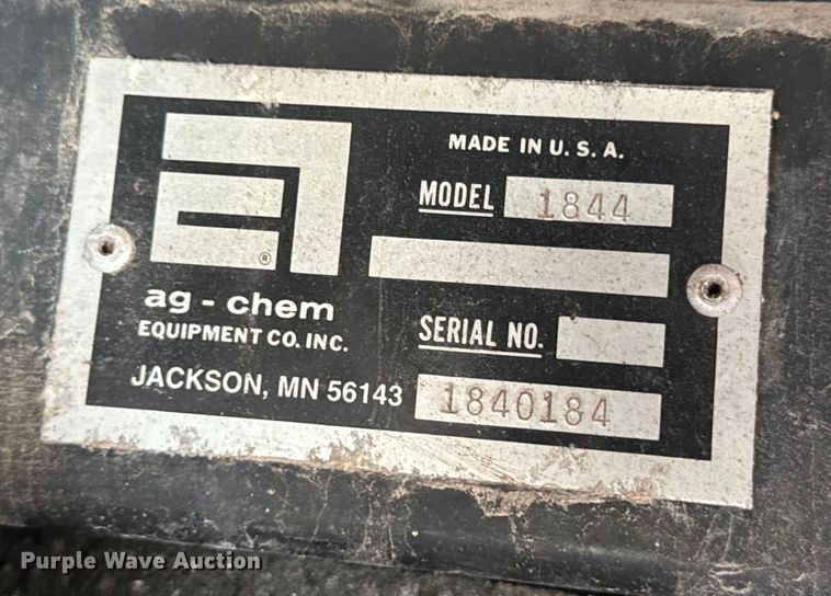 image for item EH6823 1994 Ag-Chem Terra Gator 1844 spreader