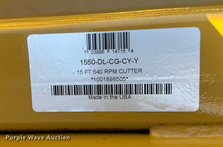 image for item EH6832 Taylor-Way  TP1550 batwing rotary mower