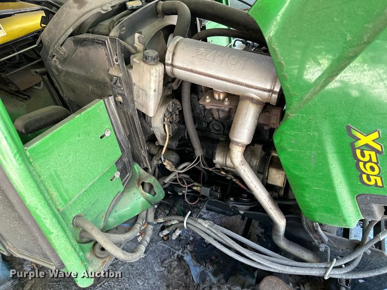 image for item EJ6861 John Deere  X595 lawn mower