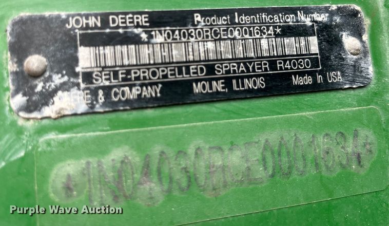 image for item EK8557 2014 John Deere R4030 spreader