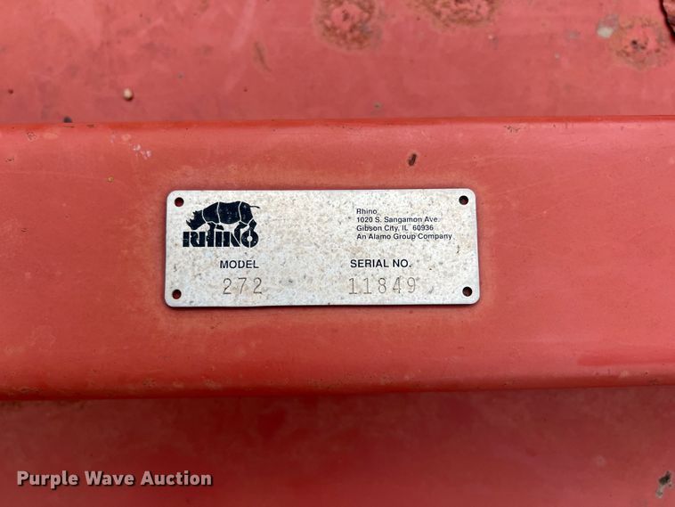 image for item LU9888 Rhino 272 rotary mower