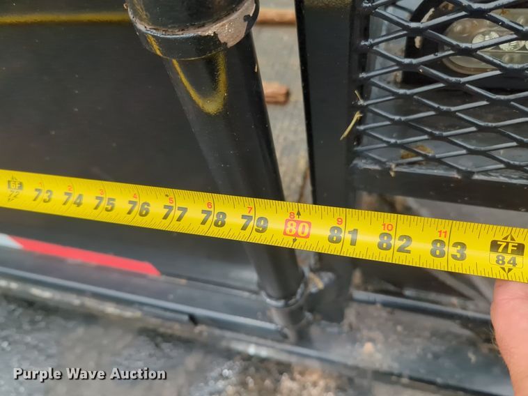 image for item NG9866 2007 Hughes livestock trailer