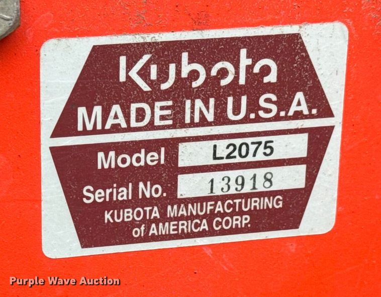 image for item NL9853 Kubota L4200 GST MFWD tractor