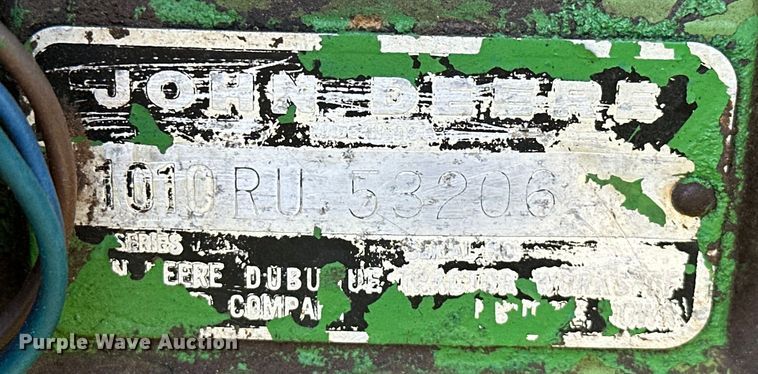 image for item NR9963 1965 John Deere 1010 tractor