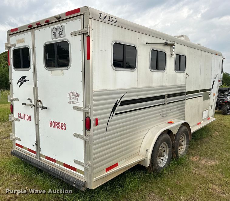 image for item NR9965 2002 Exiss GNHC-718 horse trailer 