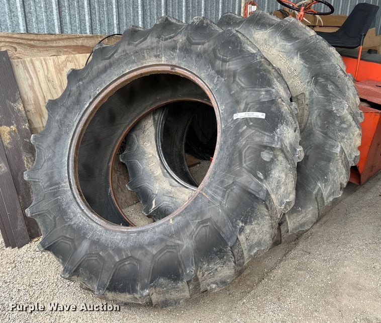 image for item NT9339 (2) Firestone 18.4-34 tires 