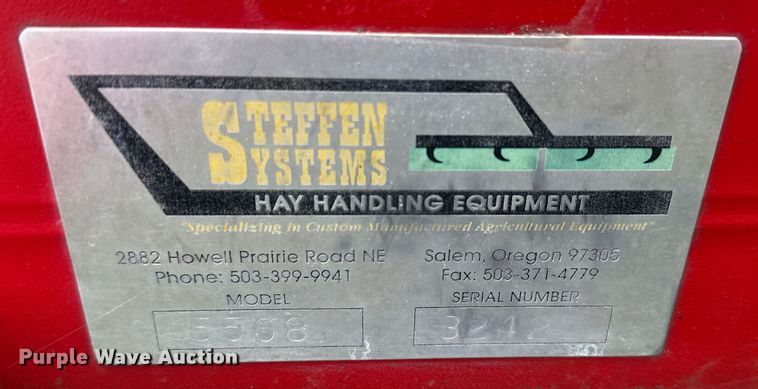 image for item NT9361 Steffen Systems  5508 bale accumulator grapple