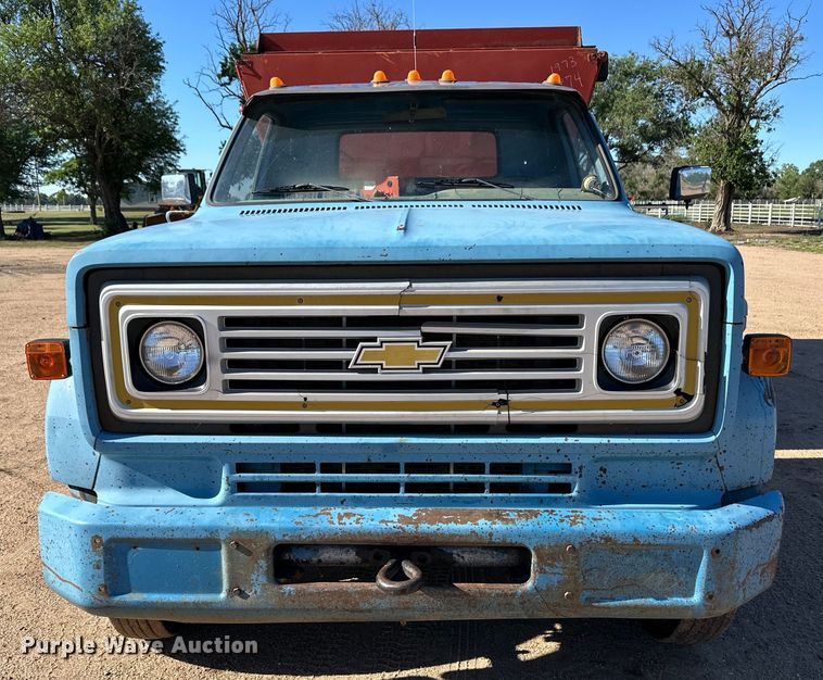image for item OI9216 1973 Chevrolet C60 feed mixer truck