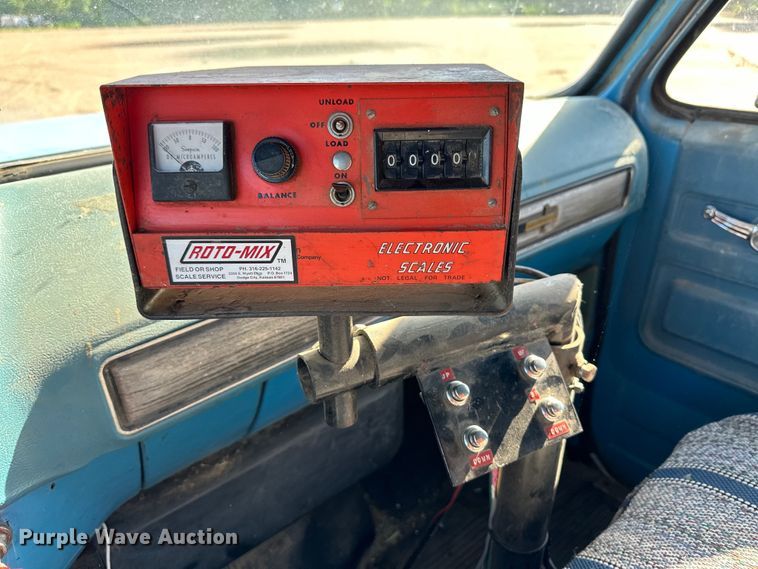 image for item OI9216 1973 Chevrolet C60 feed mixer truck