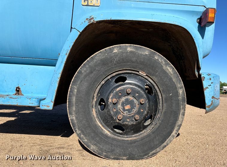 image for item OI9216 1973 Chevrolet C60 feed mixer truck