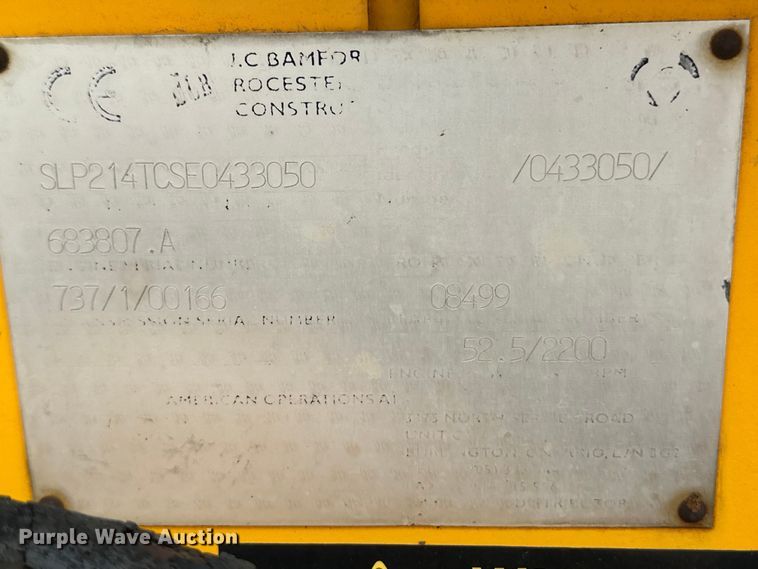 image for item OL9595 1995 JCB 214 Series 2 backhoe