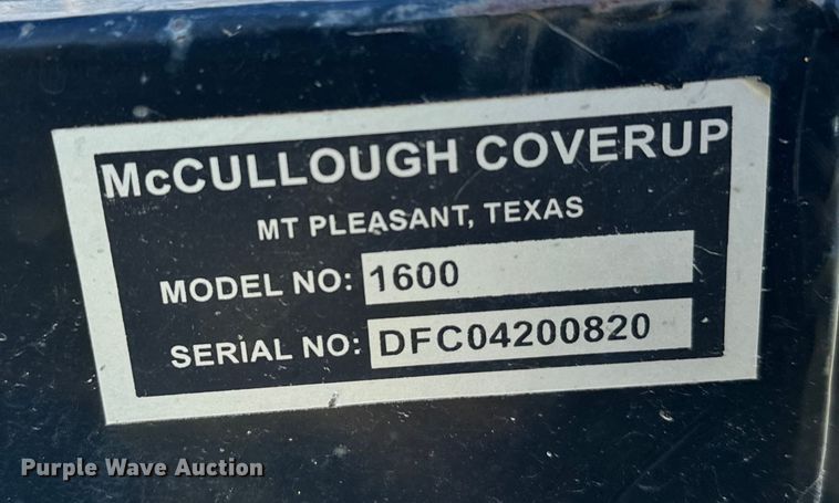 image for item EH3893 2020 McCullough Coverup 1600 compact utility loader backfill auger