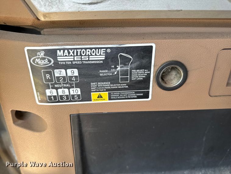 image for item EH3894 2014 Mack GU713 dump truck