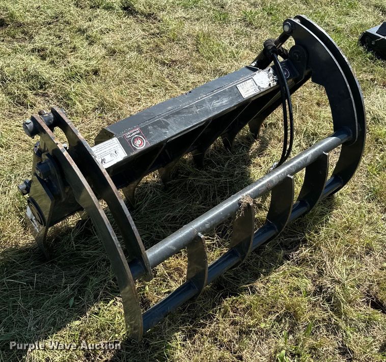 image for item EH3907 Spartan DGR44 compact utility loader grapple rake