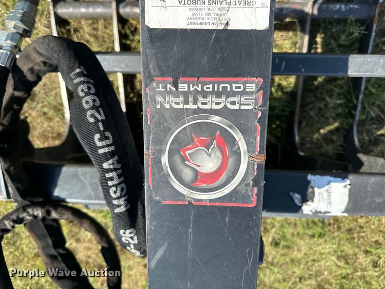 image for item EH3908 2023 Spartan compact utility loader grapple bucket