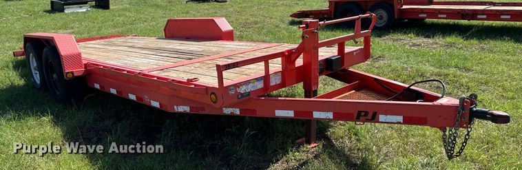 image for item EH3911 2020 PJ Trailer T6202 tilt deck equipment trailer