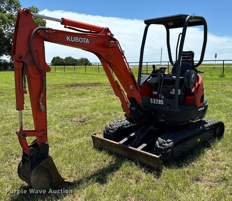 image for item EH3922 2020 Kubota U25 mini excavator