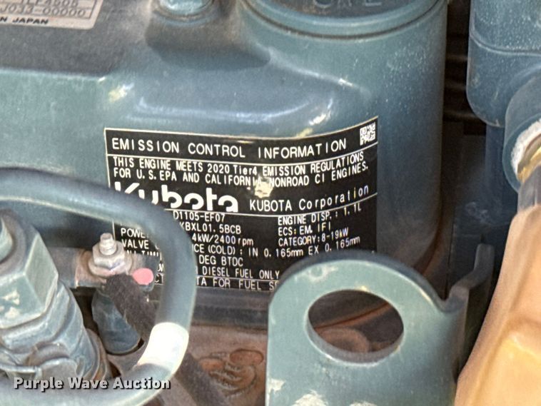 image for item EH3922 2020 Kubota U25 mini excavator