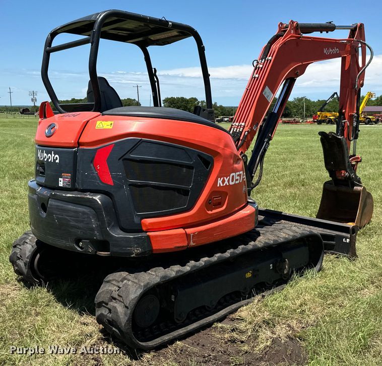 image for item EH3923 2021 Kubota KX057-5 mini excavator