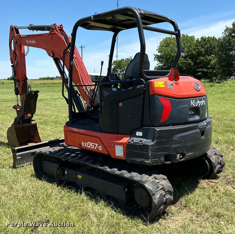 image for item EH3923 2021 Kubota KX057-5 mini excavator