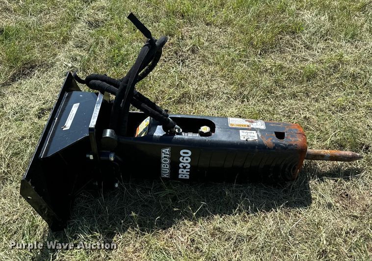 image for item EH3929 Kubota BR360 compact utility loader breaker