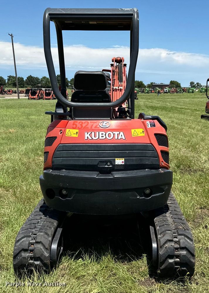 image for item EH3933 2020 Kubota U25 mini excavator
