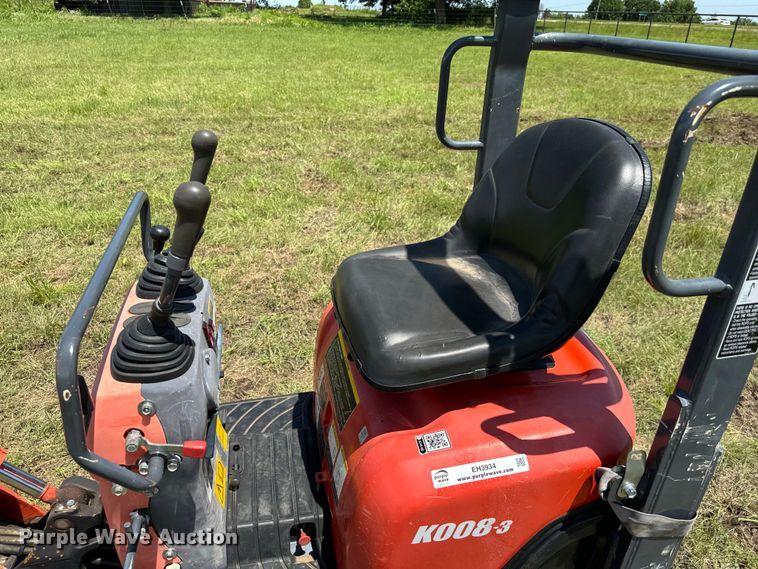 image for item EH3934 2019 Kubota K008-3 mini excavator