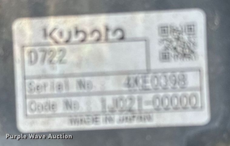 image for item EH3934 2019 Kubota K008-3 mini excavator