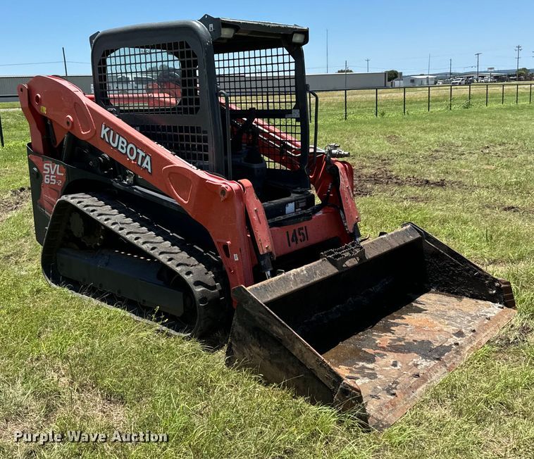 image for item EH3936 2019 Kubota SVL65-2 tracked skid steer loader