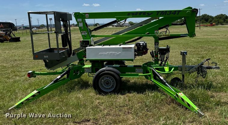 image for item EH3939 2021 Nifty TM34T boom lift