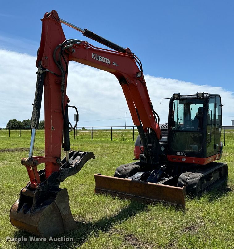 image for item EH3953 2021 Kubota KX080-4 mini excavator