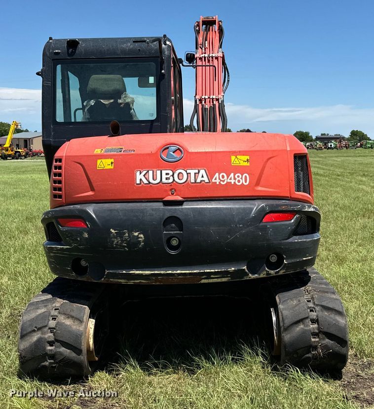 image for item EH3953 2021 Kubota KX080-4 mini excavator