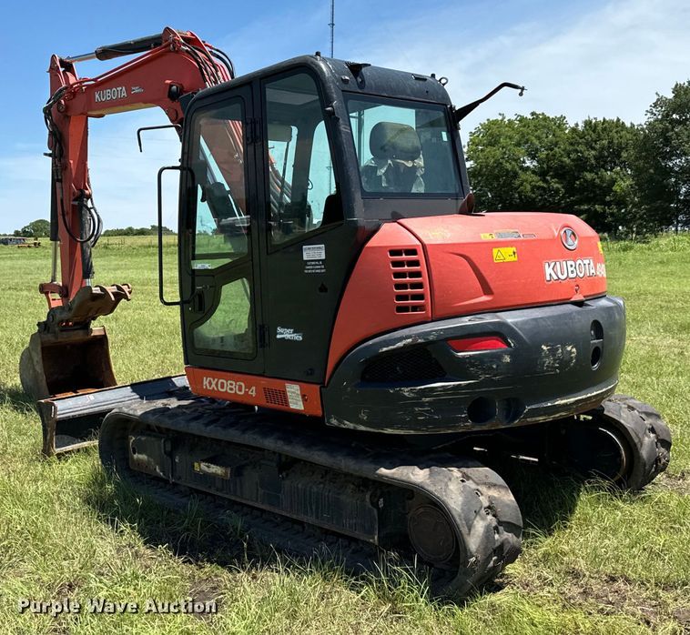 image for item EH3953 2021 Kubota KX080-4 mini excavator
