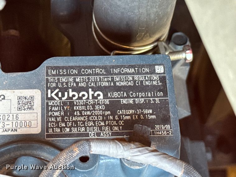 image for item EH3953 2021 Kubota KX080-4 mini excavator