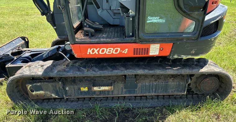image for item EH3953 2021 Kubota KX080-4 mini excavator