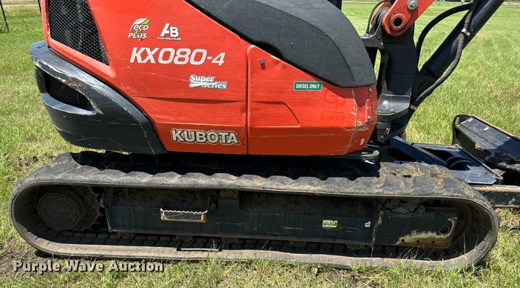 image for item EH3953 2021 Kubota KX080-4 mini excavator