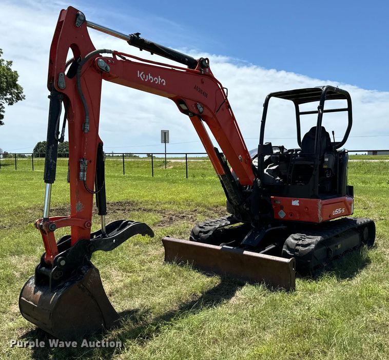 image for item EH3957 2021 Kubota U55-5 mini excavator
