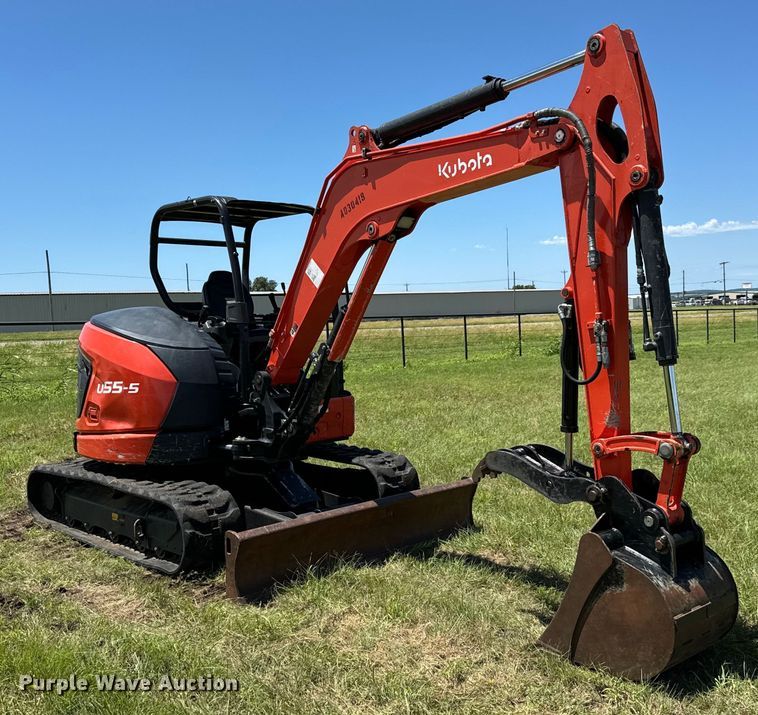 image for item EH3957 2021 Kubota U55-5 mini excavator